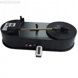2017 new tocadiscos  Phonograph USB Vinyl Turntable Record Player to MP3  in U driver directly, no PC required Free shipping