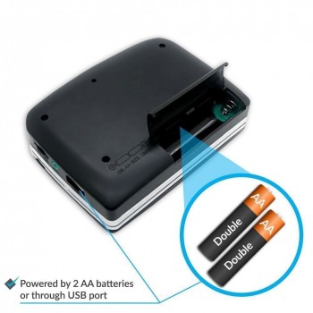 Portable USB Cassette To MP3 Converter Capture Audio Music Player Convert On Tape To USB Flash Disc Computer Laptop @JH