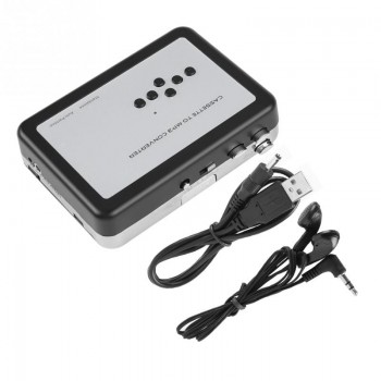 Portable Cassette Tape to MP3 Converter USB Flash Drive Audio Music Player Tape to PC/MP3 player/Speaker convetor Walkman Player