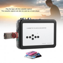 New Cassette Tape to MP3 Converter for Windows Plug and play Music Audio Player Player Cassette Auto-reverse USB Walkman