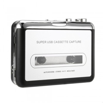 USB Cassette Player Tape to PC Super Cassette To MP3 Audio Music CD Digital Player Converter Capture Recorder +Headphone USB 2.0