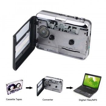 Porable Cassette player , USB Cassette to MP3 Converter CD Music/Walkman Tapes Recorder Tape to PC/Laptop with Earphones