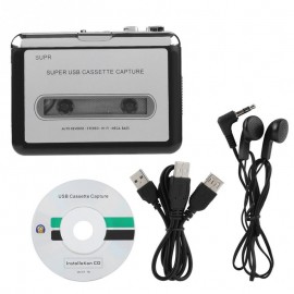 Plug and play Cassette Tape to PC Cassette Recorder MP3 for iPod CD Converter Capture Digital Audio Music Player Portable