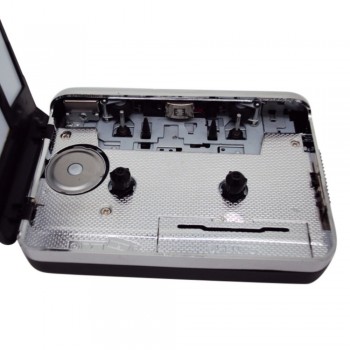 EDAL USB Cassette Tape Converter Cassette to MP3 Audio capture Music Player Tape to PC Portable Cassette-to-MP3 Converter Player