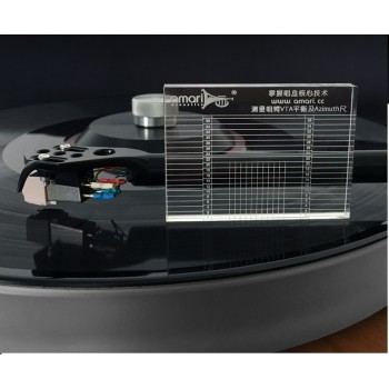 Phonograph Pickup Tonearm VTA amp; Cartridge Azimuth Ruler Acrylic