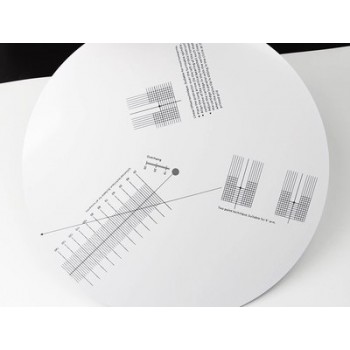 12 Vinyl Gauge Tools Profesional Turntable Stroboscope Disc Distance Detection
