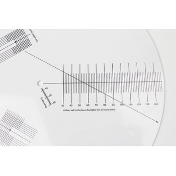 12 Vinyl Gauge Tools Profesional Turntable Stroboscope Disc Distance Detection