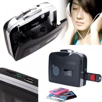 Sjwjk 5pcs Tape to USB Flash Disk Cassette to MP3 Converter Audio Capture Walkman Player