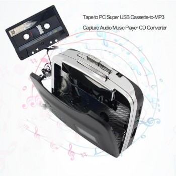 1Pcs Cassette Recorders Tape to PC USB Cassette to MP3 CD Digital Audio Music Player Converter Tape to MP3 Car Capture Recorder