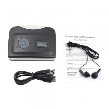1Pcs Cassette Recorders Tape to PC USB Cassette to MP3 CD Digital Audio Music Player Converter Tape to MP3 Car Capture Recorder