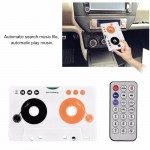 Car Kit Stereo Cassette Tape SD MMC Adapter with Remote Control EU Plug 100-220V