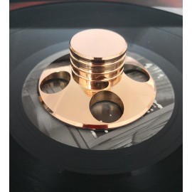BRAND NEW High Quality 1PCS LP Vinyl Turntables Golden Metal Disc Stabilizer Record Weight 228g