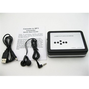 Sjwjk 5pcs Cassette Player Convert Tape Cassette to mp3 in SD TF Card no PC Required