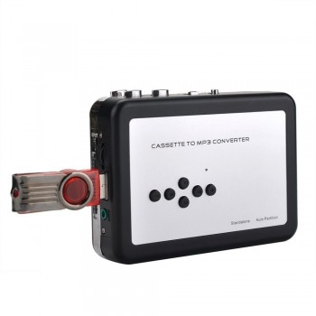 Sjwjk 5pcs Cassette Player Convert Tape Cassette to mp3 in SD TF Card no PC Required