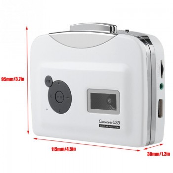 New arrival Super USB Cassette to MP3 Converter Capture Audio Music Player Tape into USB Flash Drive/Flash Memory/pen drive