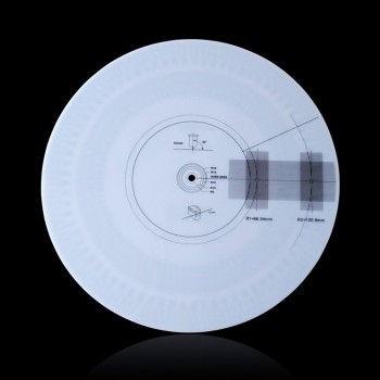 NEW LP Vinyl Gauge Professiona Turntable Stroboscope Disc Distance Detection Turntables Disc Stroboscope Disc Calibration Disc