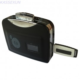 Cassette tape capture card, convert tape to mp3 in U flash disk/pen driver, no pc required  usb walkman player   Free shipping