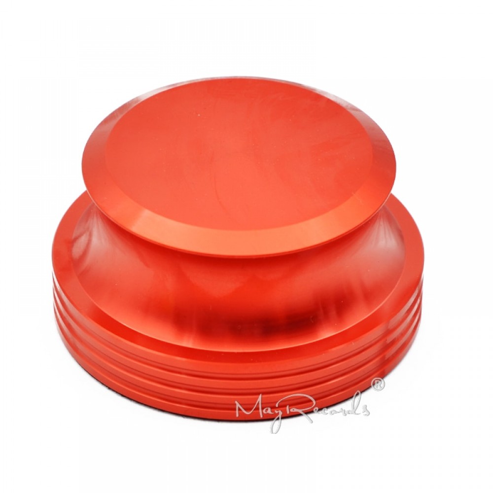 Record Turntables Weight Stabilizer LP Vinyl Red Clamp / Deluxe Packing