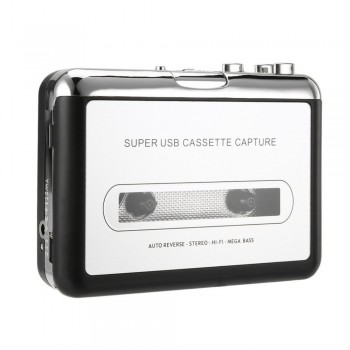 Cassette Player USB Cassette to MP3 Converter Capture Audio Music Player Tape to PC Super Cassette To MP3 Music +Headphone