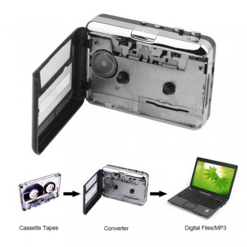 Cassette Player USB Cassette to MP3 Converter Capture Audio Music Player Tape to PC Super Cassette To MP3 Music +Headphone