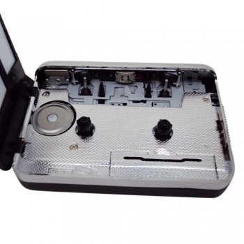 EDAL USB Cassette Tape Converter Cassette to MP3 Audio capture Music Player Tape to PC Portable Cassette-to-MP3 Converter Player