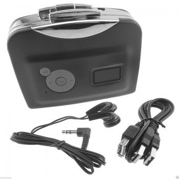 Cassette tape to MP3 Record converter music on the tape directly to U disk cassette player