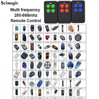 2019 new Universal remote control 280-868mhz Multi Frequency BFT FAAC SOMFY LIFTMASTER SOMMER LIFE garage door Remote control