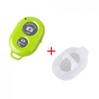 Remote shutter Selfie Shutter Bluetooth Remote Control Stick  Monopod Button Self timer + Protective Silicone Case For IPhone
