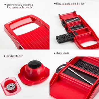Myvit Vegetable Cutter with Steel Blade Mandoline Slicer Potato Peeler Carrot Cheese Grater vegetable slicer Kitchen Accessories