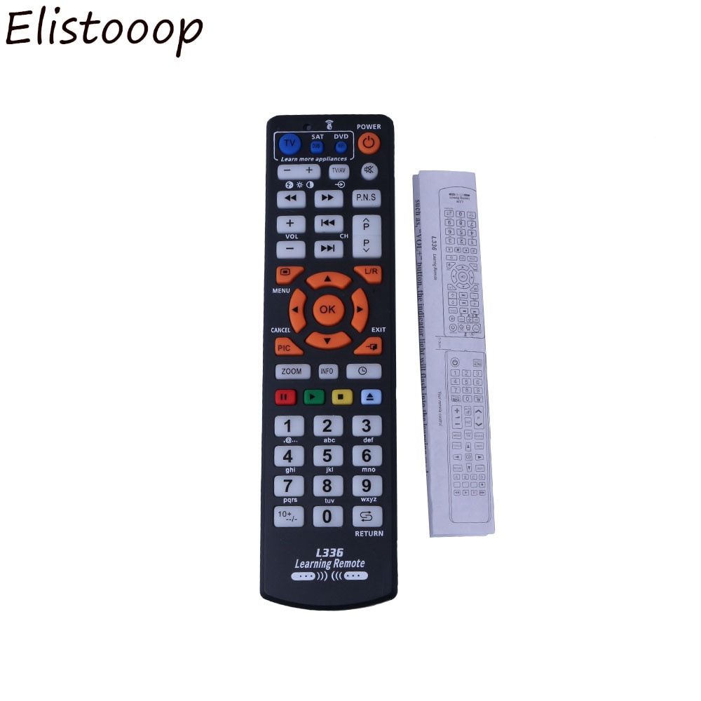 Smart Remote Control Controller With Learning Function For TV CBL DVD SAT For Chunghop L336