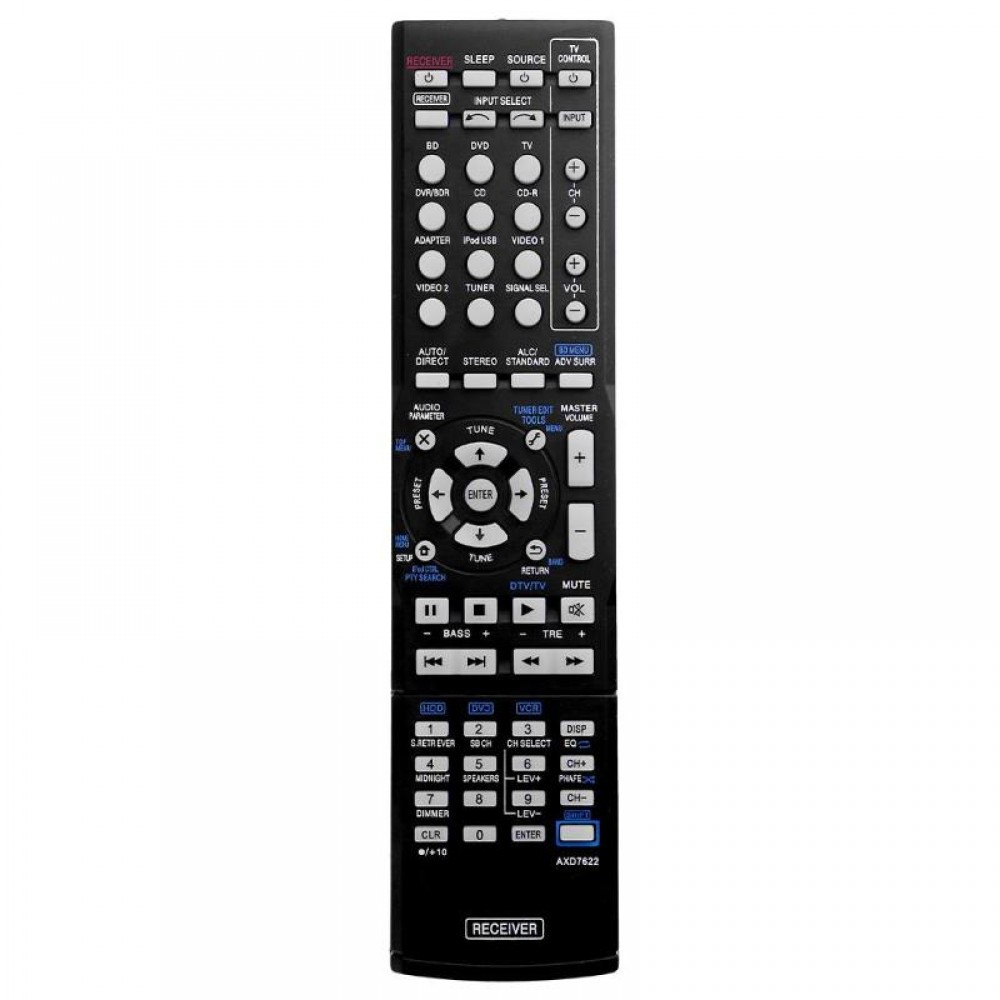1Pcs Plastic Replacement AXD7622 TV Remote Controller for Pioneer VSX-521 AXD7660 VSX-422-K AXD7662 Multi Media Devices Hot Sale