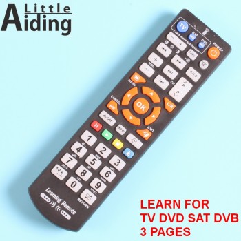 45keys Universal Remote control with learn function, controller for TV,STB,DVD,DVB,HIFI,  L336 work for 3 devices.