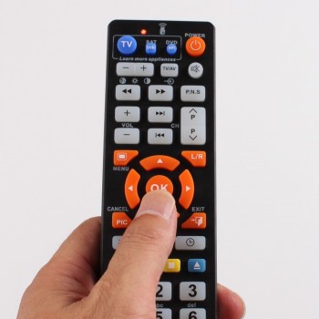 45keys Universal Remote control with learn function, controller for TV,STB,DVD,DVB,HIFI,  L336 work for 3 devices.