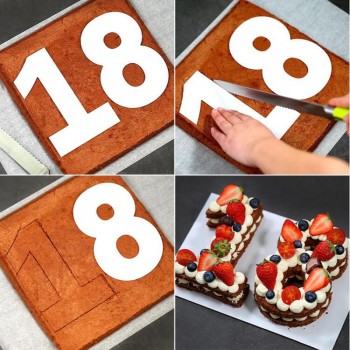 Molds For Cakes Plastic Alphabet Number Cake Molds Mould Cake Decorating Fondant Tools  Wedding Birthday Baking Cake Accessories