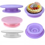 28cm Plastic Cake Turntable Rotating Anti-skid Cake Decorating Turntable Cake Rotary Table Round Cake Stand Kitchen Baking Tools