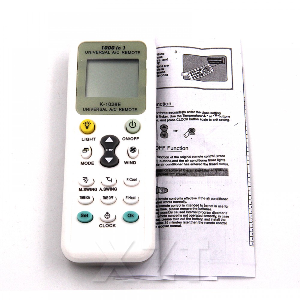 Newest 2017 Hot Universal Low Power Consumption 1028E Air Condition 1028E LCD A/C Muli Air conditioner Remote Control
