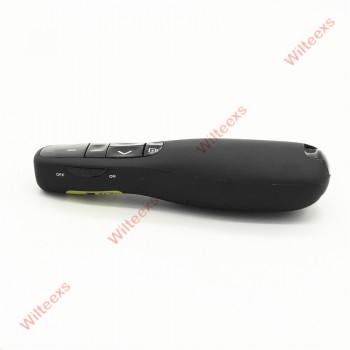 WILTEEXS handheld R400 2.4Ghz USB Wireless Presenter PPT Remote Control with Red Laser Pointer Pen for Powerpoint Presentation
