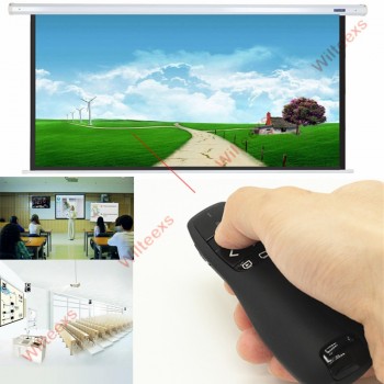 WILTEEXS handheld R400 2.4Ghz USB Wireless Presenter PPT Remote Control with Red Laser Pointer Pen for Powerpoint Presentation