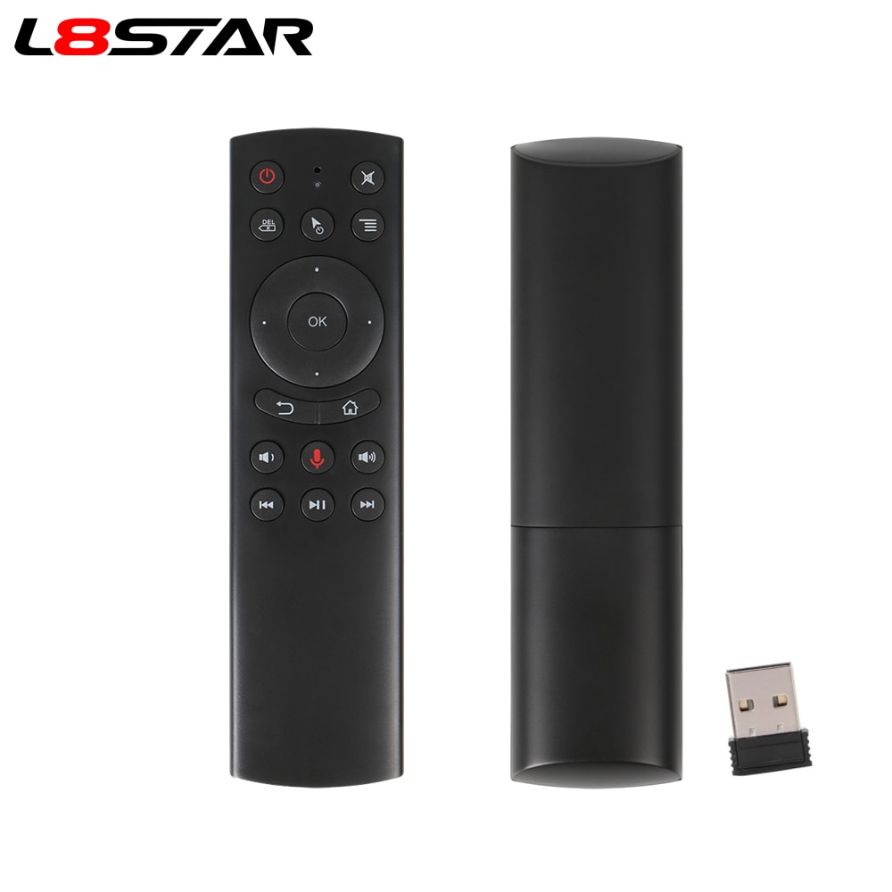 L8star G20S 2.4G Wireless Air Mouse Gyro Voice Control Sensing Universal Mini Keyboard Remote Control For PC Android TV Box