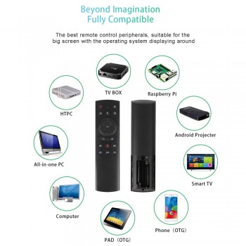 L8star G20S 2.4G Wireless Air Mouse Gyro Voice Control Sensing Universal Mini Keyboard Remote Control For PC Android TV Box