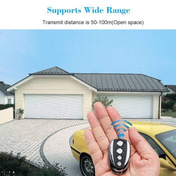 Kebidu Universal 4 Button 433.92 MHz Cloning Car Key Gate Keys Copy Controller Electric Auto Copy Remote Control Duplicator