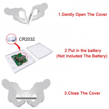QIACHIP 433MHz Universal Wireless Remote Control 86 Wall Panel RF Transmitter Receiver 1 2 3 Button For Home Room Light Switch