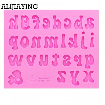 M1161 Alphabet Capital/Letter/Number silicone mold fondant mold cake decorating tools chocolate gumpaste mold