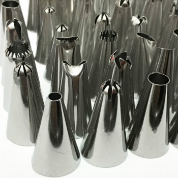Cake Decorating 48Pcs/set Good Quality Stainless steel Icing Piping Nozzles Pastry Tips Set Cake Baking Tools Accessories GYH