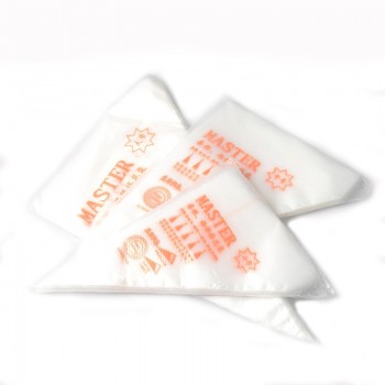 100pcs Disposable Pastry Bags S/M Size Piping Bag Confectionery Bags For Cream Fondant Cake Decorating Tools Bakeware