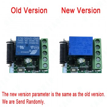 QIACHIP 433Mhz Universal Wireless Remote Control Switch DC 12V 1CH relay Receiver Module RF Transmitter 433 Mhz Remote Controls