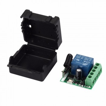 QIACHIP 433Mhz Universal Wireless Remote Control Switch DC 12V 1CH relay Receiver Module RF Transmitter 433 Mhz Remote Controls
