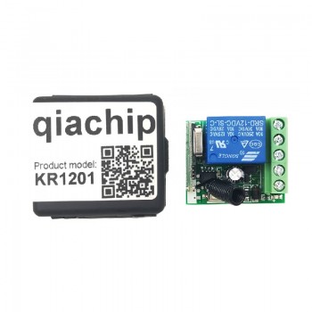 QIACHIP 433Mhz Universal Wireless Remote Control Switch DC 12V 1CH relay Receiver Module RF Transmitter 433 Mhz Remote Controls
