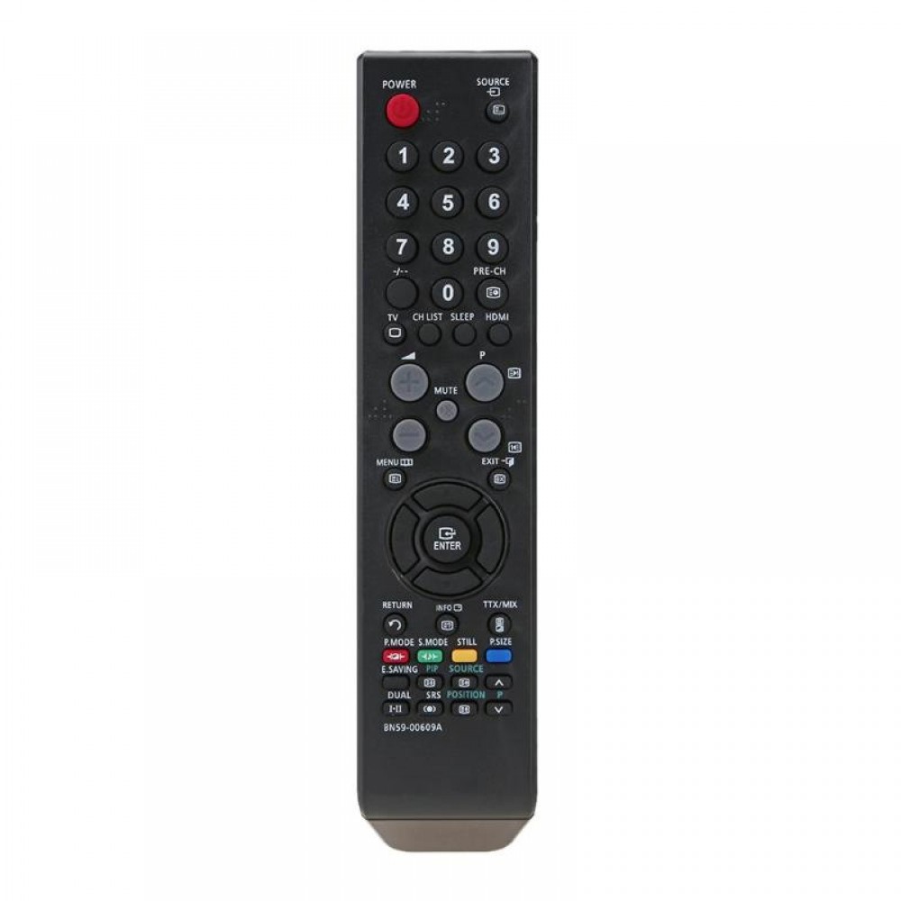 Universal TV Remote Control Replacement IR Infrared Television Remote Control All Functions Black for Samsung BN59-00609A