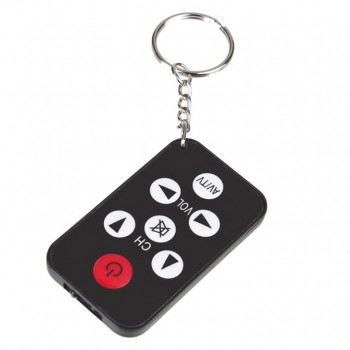ZUCZUG new Mini Universal Infrared IR TV Set 7 Keys Television Remote Control Controller Keychain Key Ring Easily